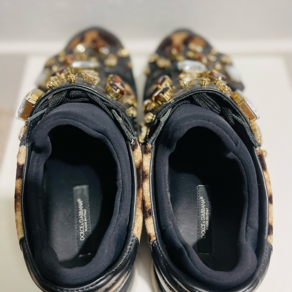 Dolce & Gabbana Leopard pattern stones velutto leovit.nap Sneakers - Picture 10 of 13